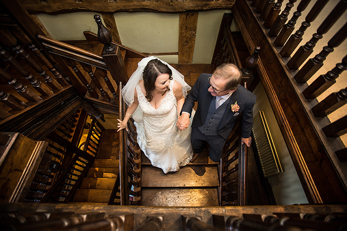 Wedding photography at Dewsall Court, Herefordshire.