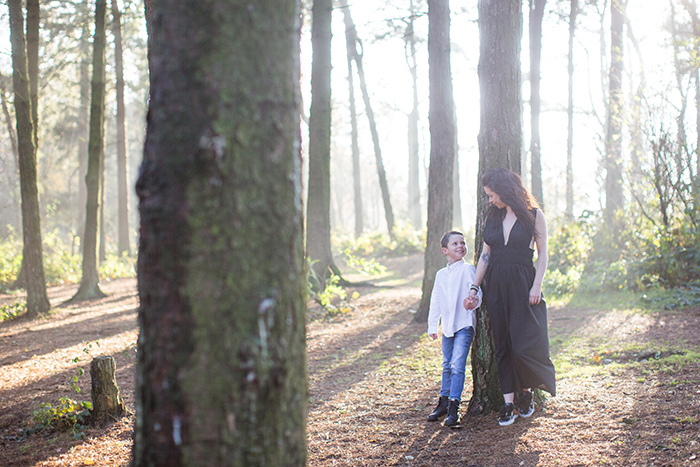 Family portrait shoot in the Lickey Hills.