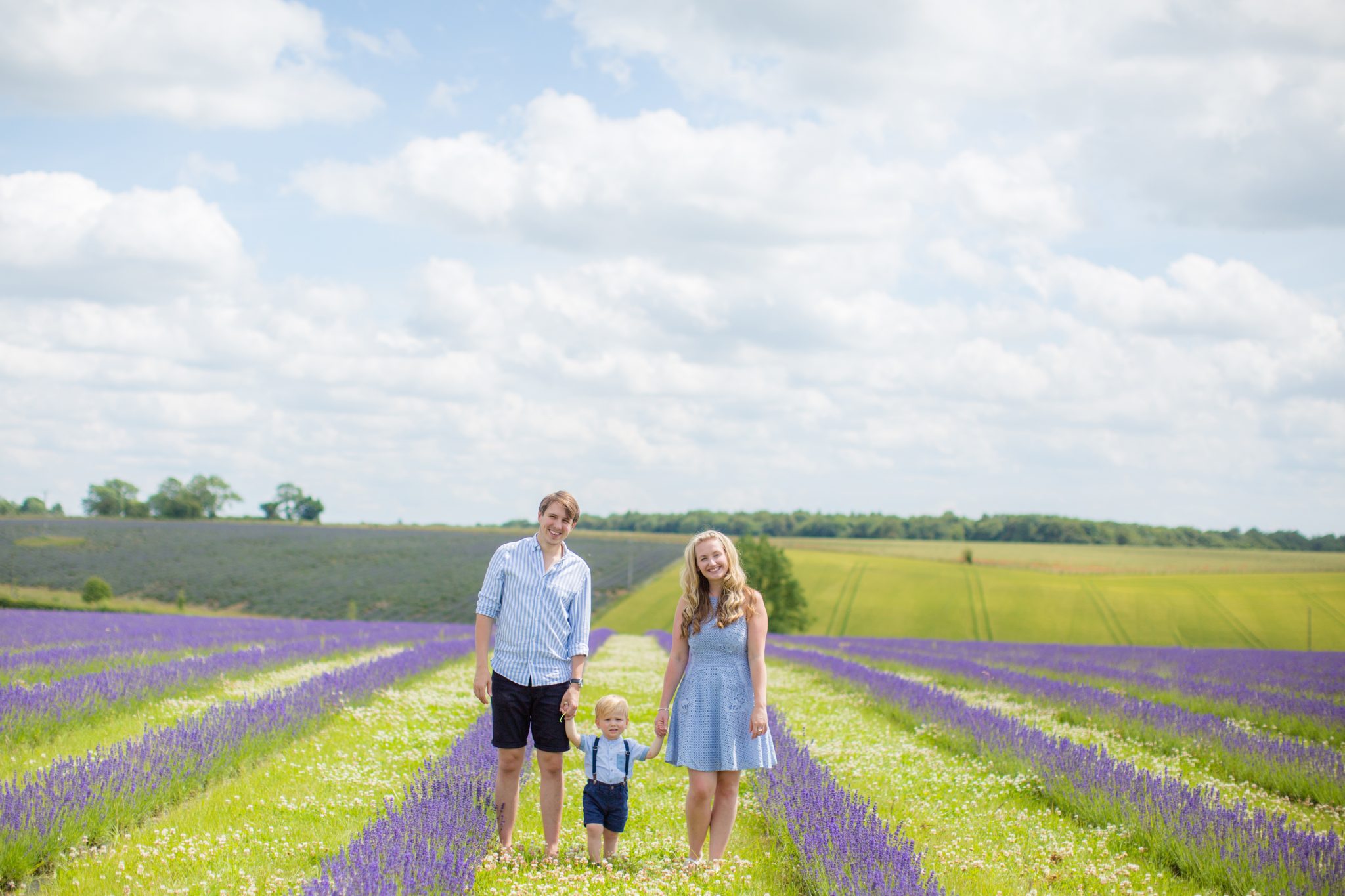 The Lavender Fields Family Shoot day.