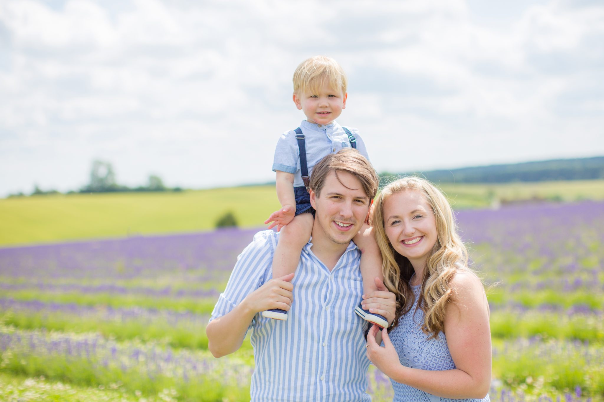 The Lavender Fields Family Shoot day.
