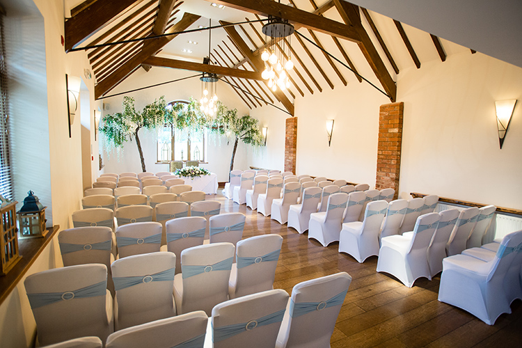 Nuthurst Grange wedding ceremony room