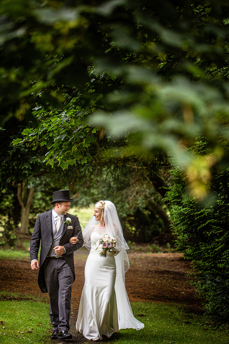 Bride and Groom walking