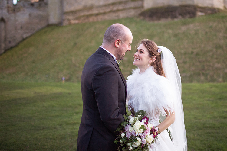 Wedding photography at Warwick Castle