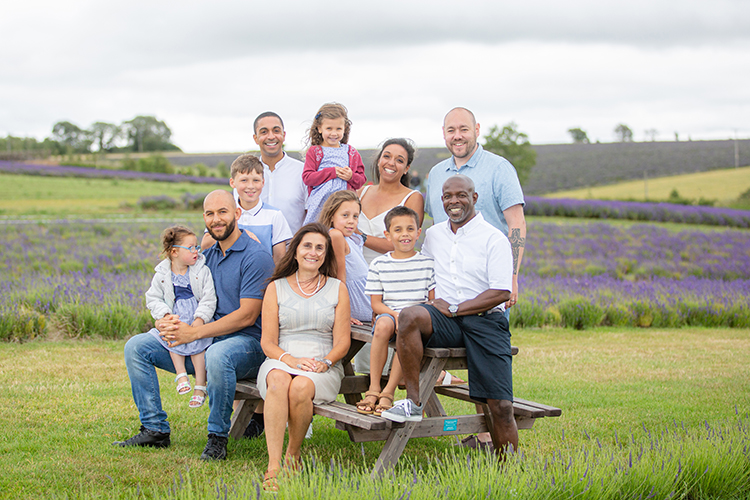 Family Photo Shoot at The Lavender Fields.