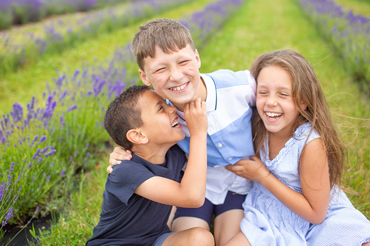 Family Photo Shoot at The Lavender Fields.