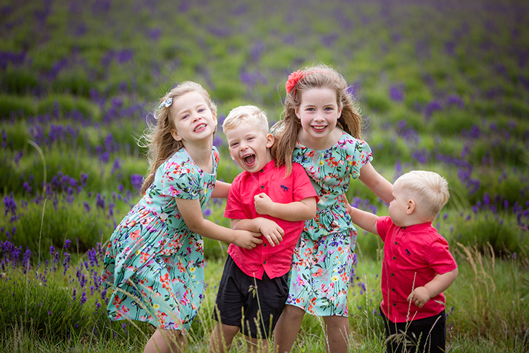 Lavender Fields Family Photoshoot
