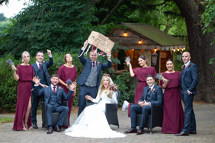 Wedding photography at Nuthurst Grange.