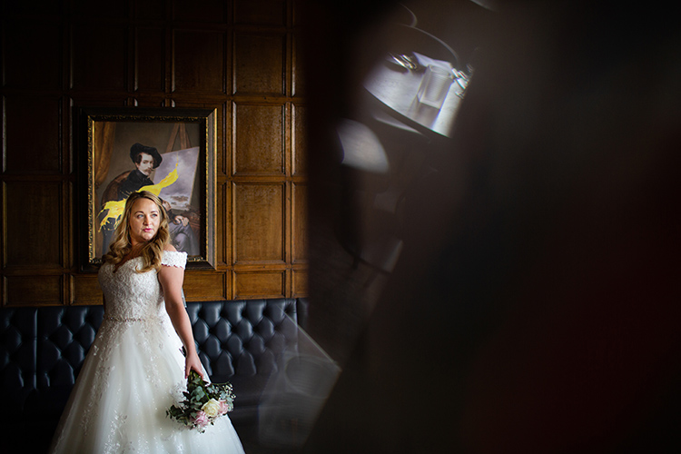 Wedding photography at Billesley Manor Hotel.
